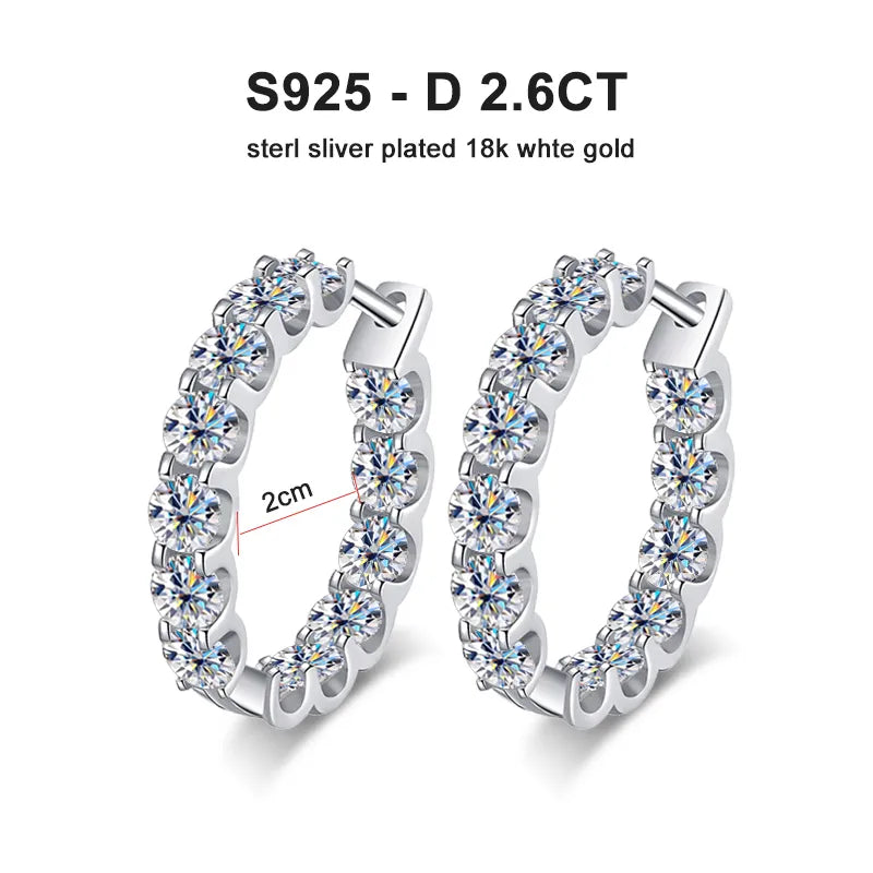 Moissanite Earring