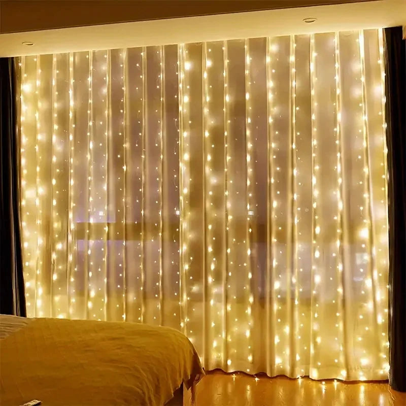 USB Curtain String Light