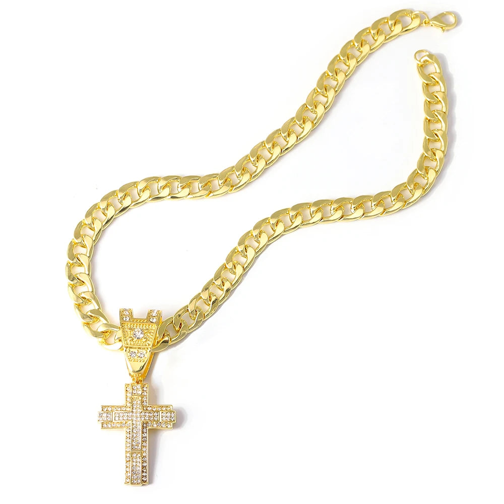 Shiny Cross  Necklace