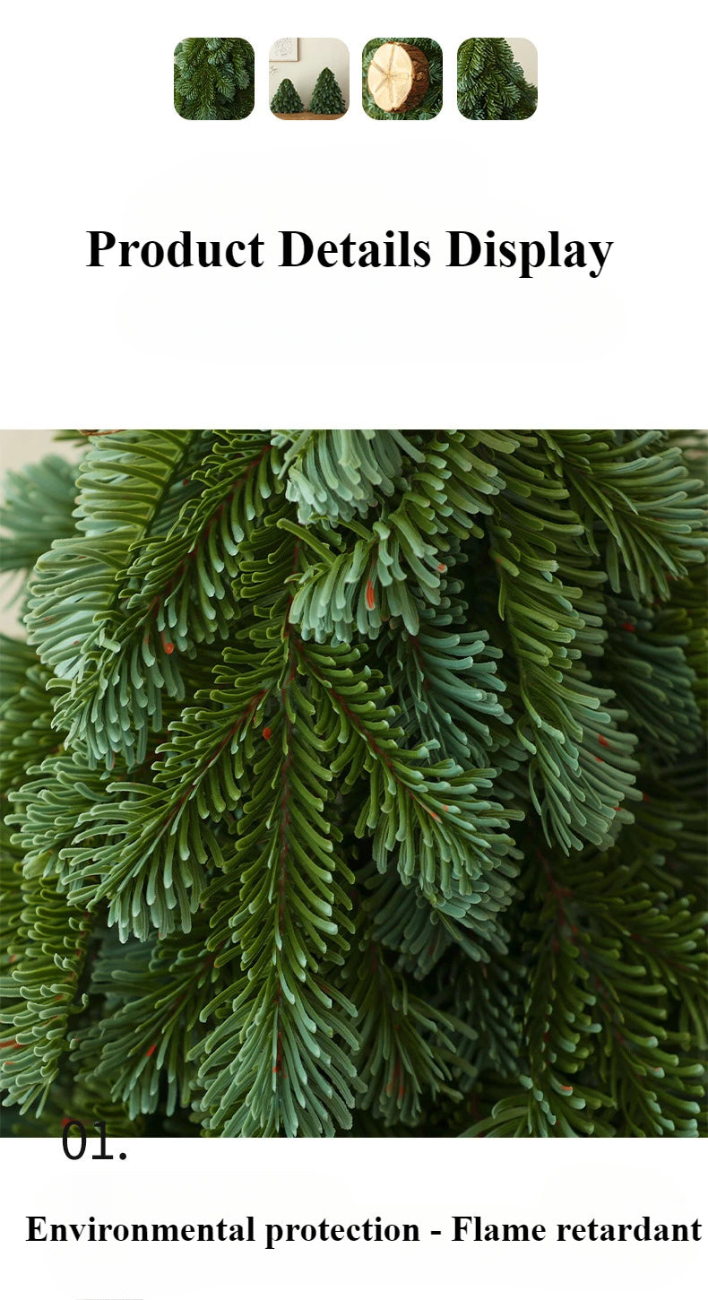 New small Christmas tree PE material encrypted desktop advanced Christmas atmosphere home decoration ins Christmas tree 30cm/60m