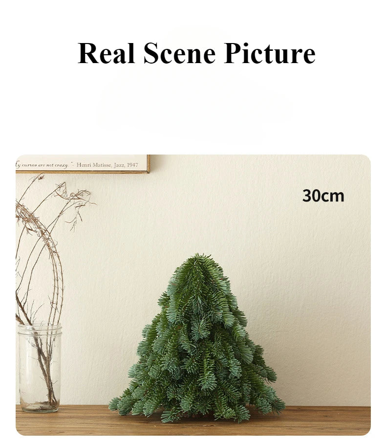 New small Christmas tree PE material encrypted desktop advanced Christmas atmosphere home decoration ins Christmas tree 30cm/60m