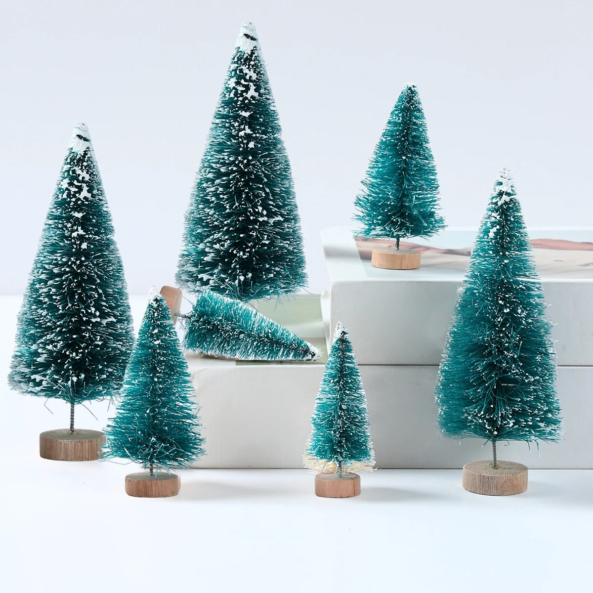 Artificial Mini Wooden Christmas Tree