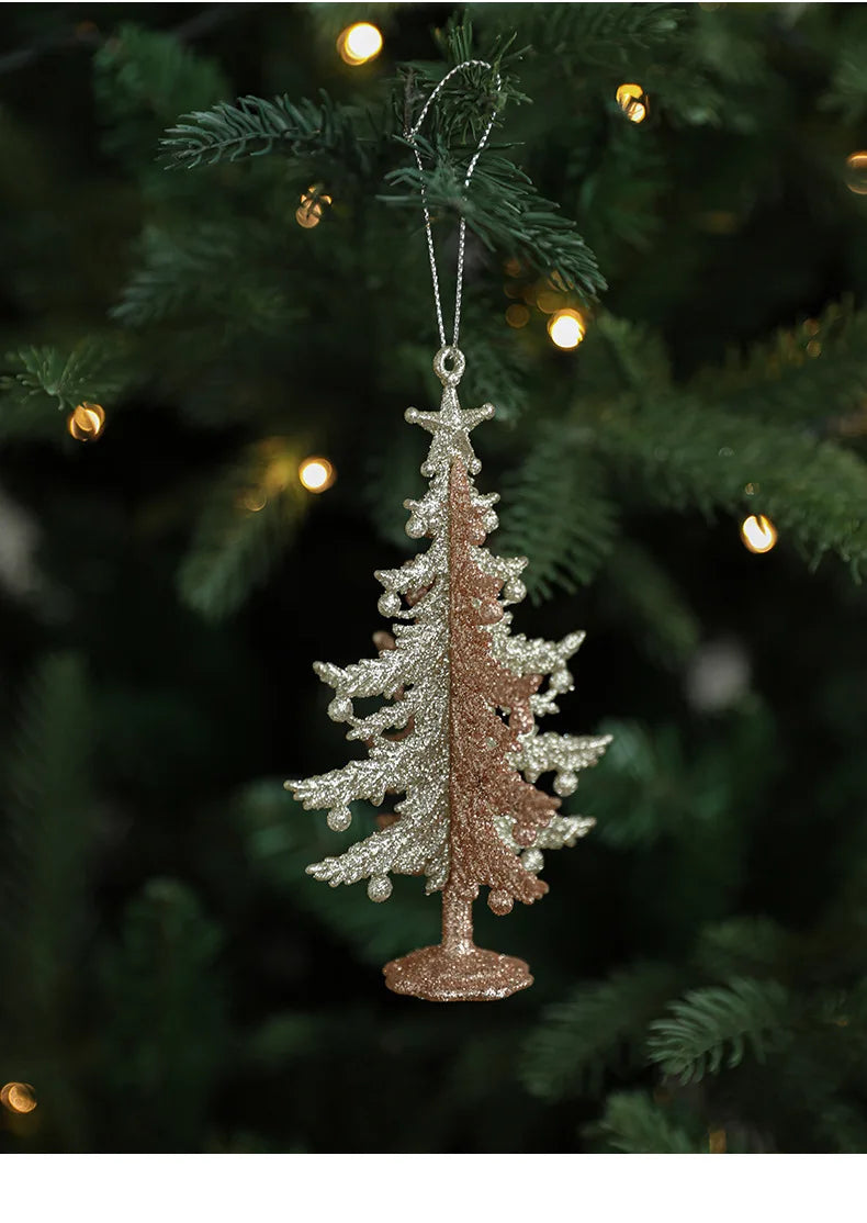 Christmas Tree Plastic Pendant