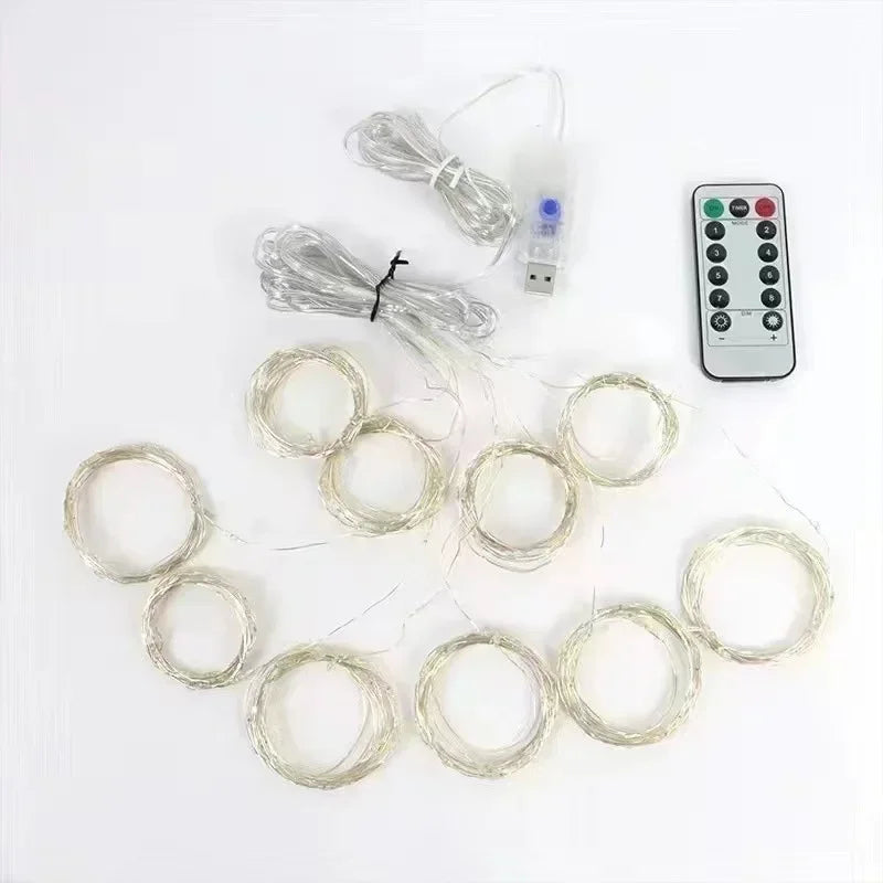 USB Curtain String Light