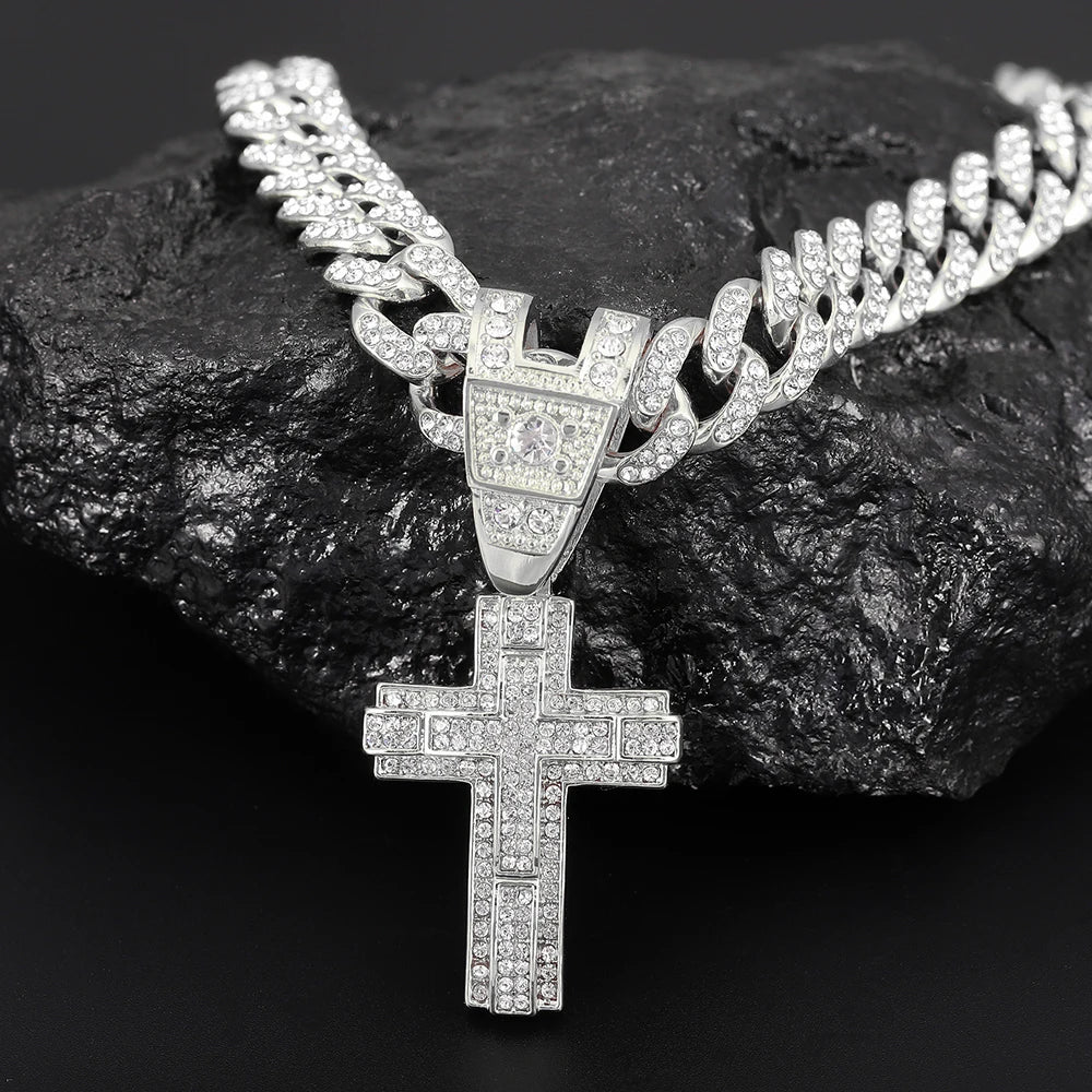 Shiny Cross  Necklace