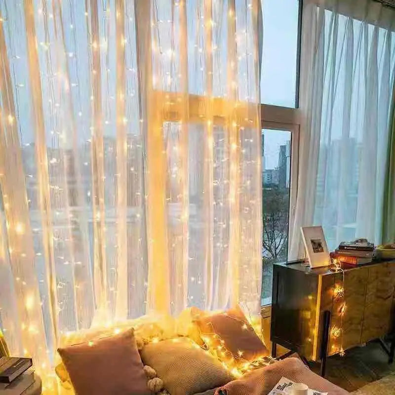 USB Curtain String Light