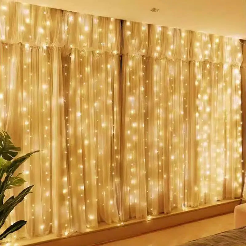 USB Curtain String Light