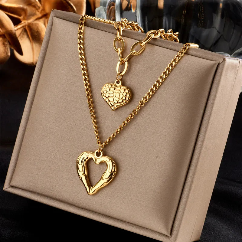 Gold Heart Necklace