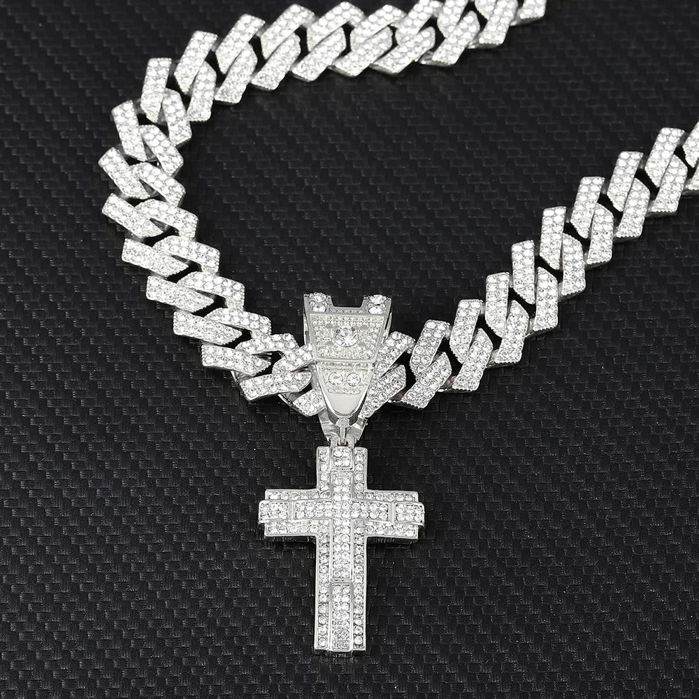 Shiny Cross  Necklace