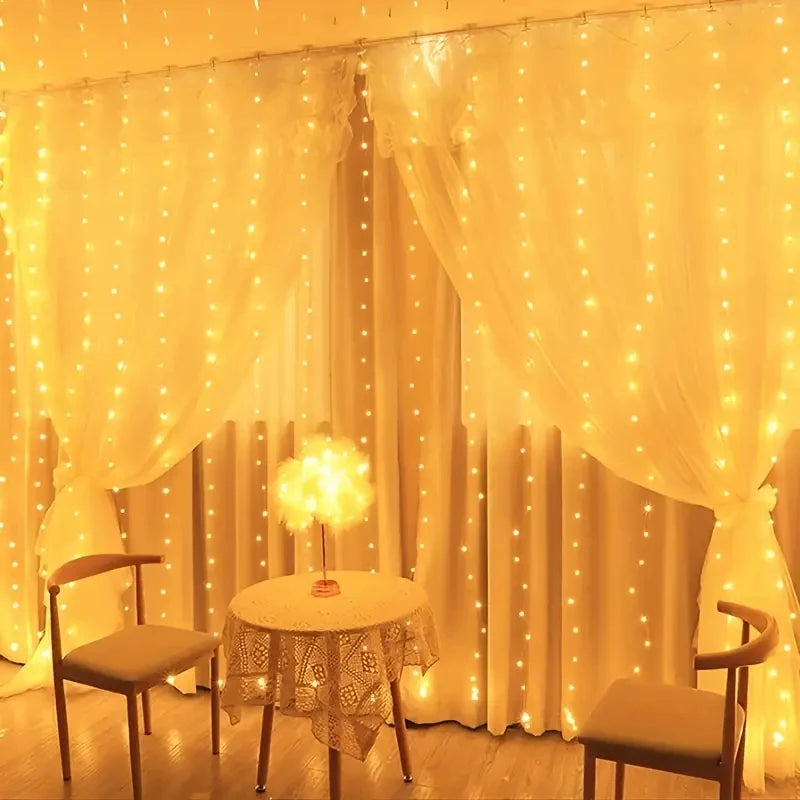 USB Curtain String Light