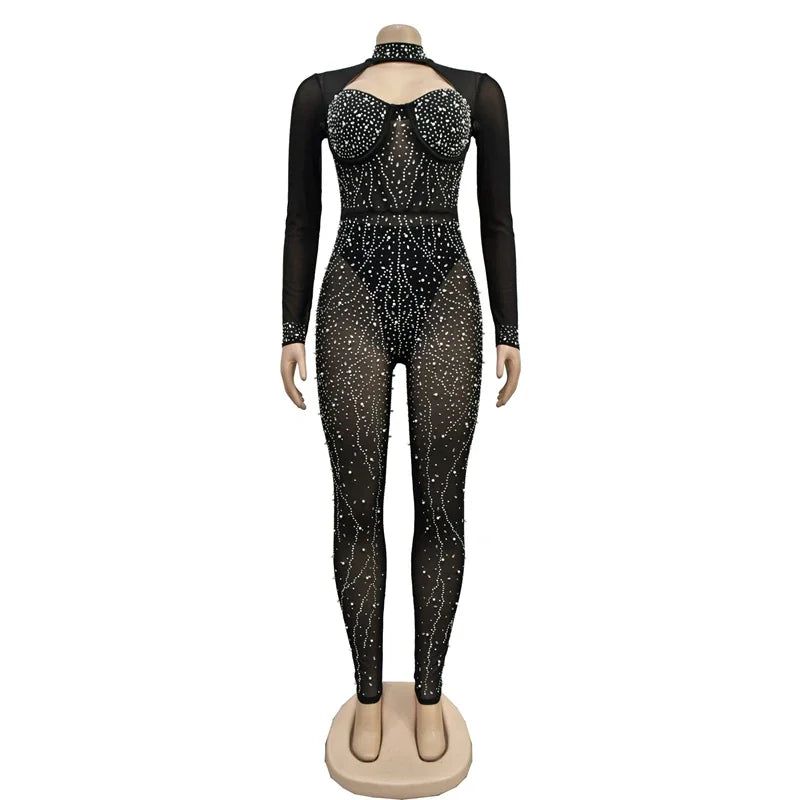 Sexy Mesh  JUMPSUITS
