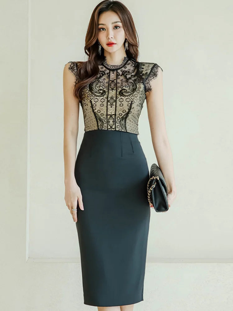 Elegant Office Lady Dress