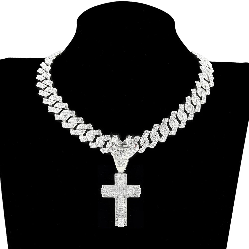 Shiny Cross  Necklace