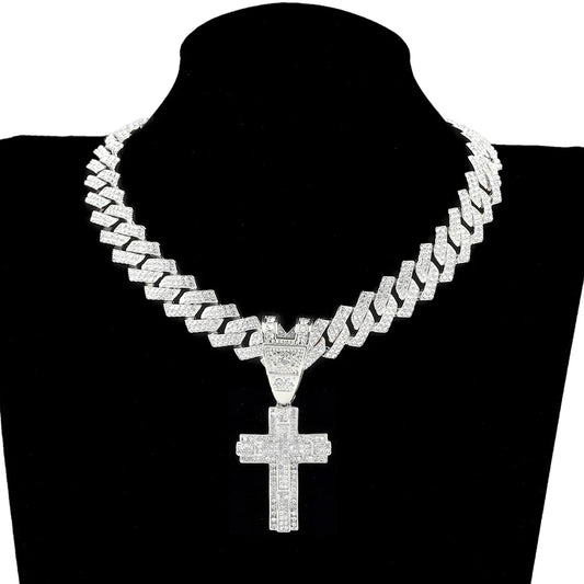 Shiny Cross  Necklace