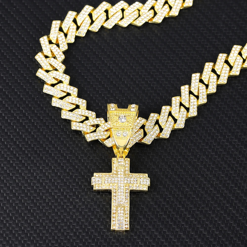 Shiny Cross  Necklace