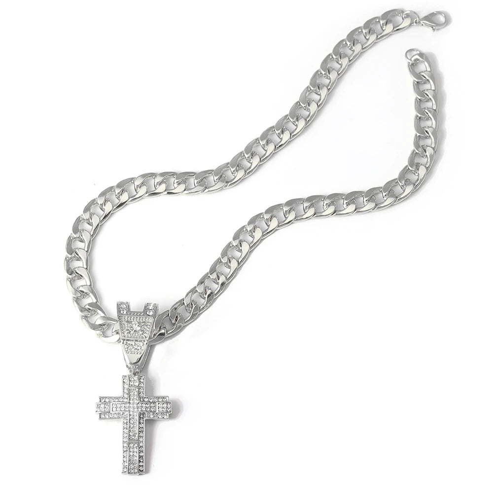 Shiny Cross  Necklace