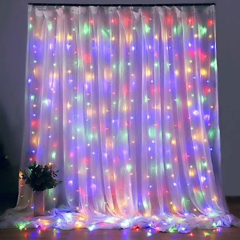 USB Curtain String Light