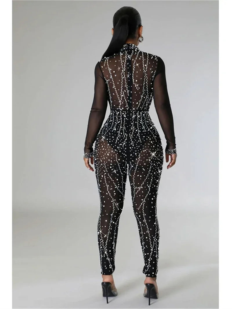 Sexy Mesh  JUMPSUITS