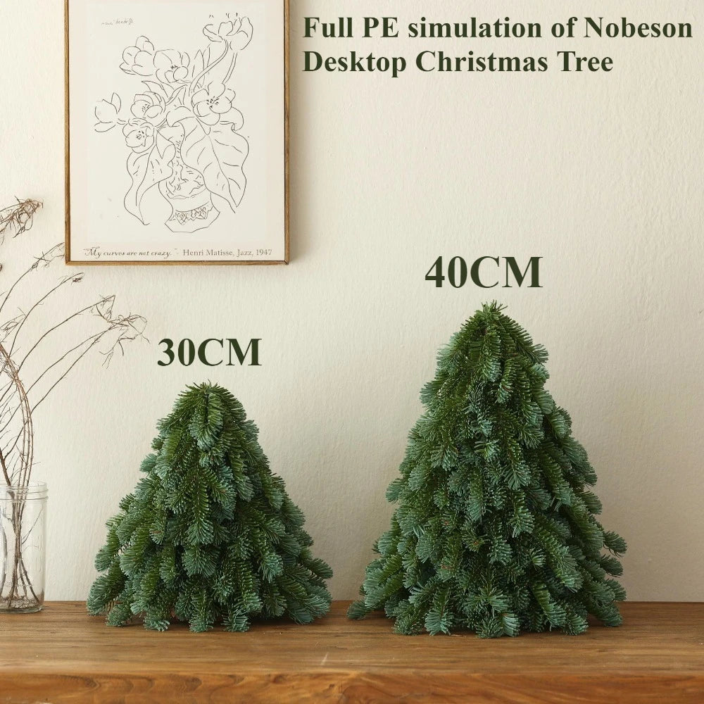 New small Christmas tree PE material encrypted desktop advanced Christmas atmosphere home decoration ins Christmas tree 30cm/60m