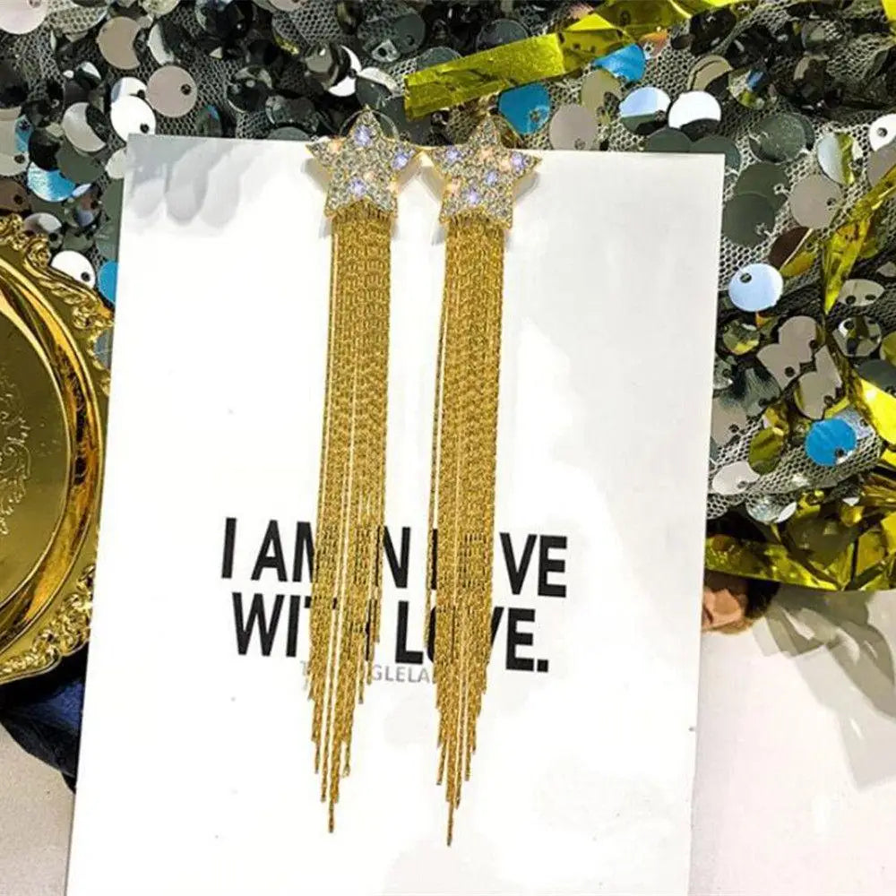 New Fashion Trend Unique Design Elegant Delicate Light Luxury Zircon Shell Scalloped Earrings Women Jewelry Party Premium Gift