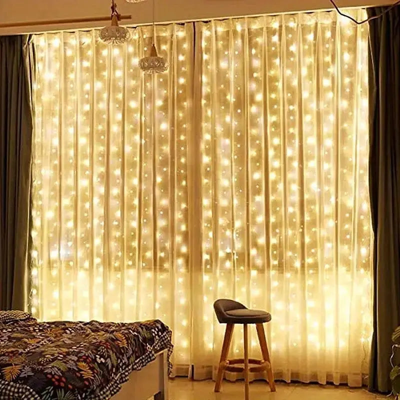 USB Curtain String Light