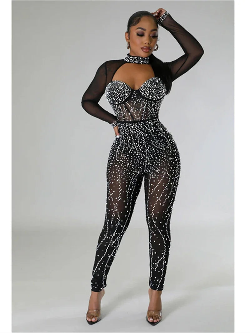 Sexy Mesh  JUMPSUITS