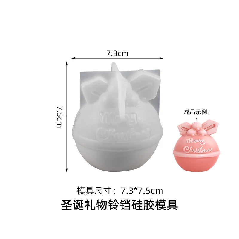 3D Christmas Tree Candle Silicone