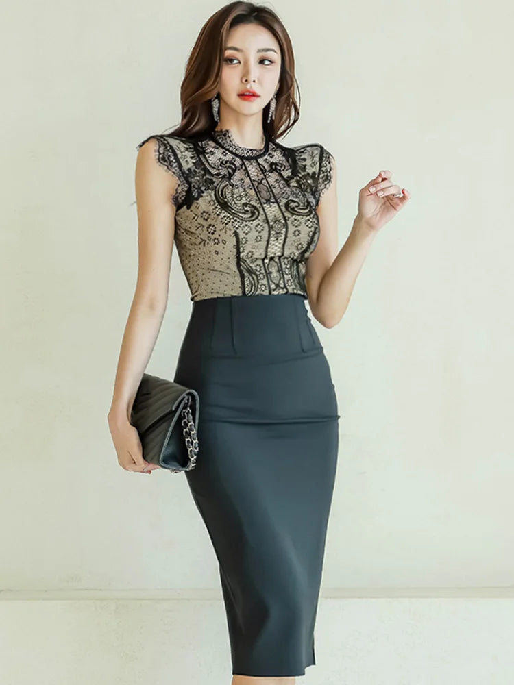 Elegant Office Lady Dress