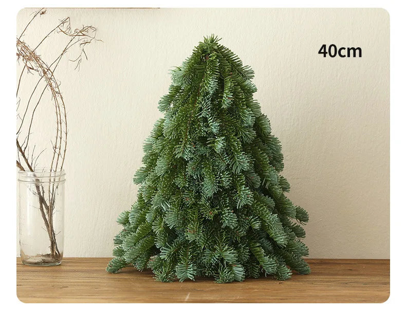 New small Christmas tree PE material encrypted desktop advanced Christmas atmosphere home decoration ins Christmas tree 30cm/60m