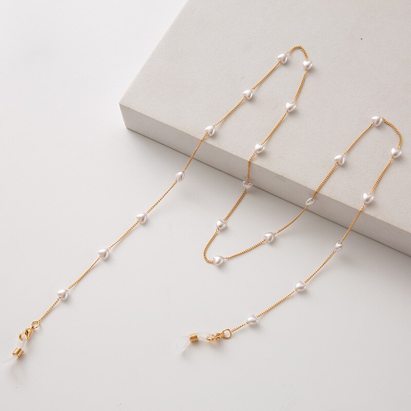 Boho Pearl Beaded Glasses Chain