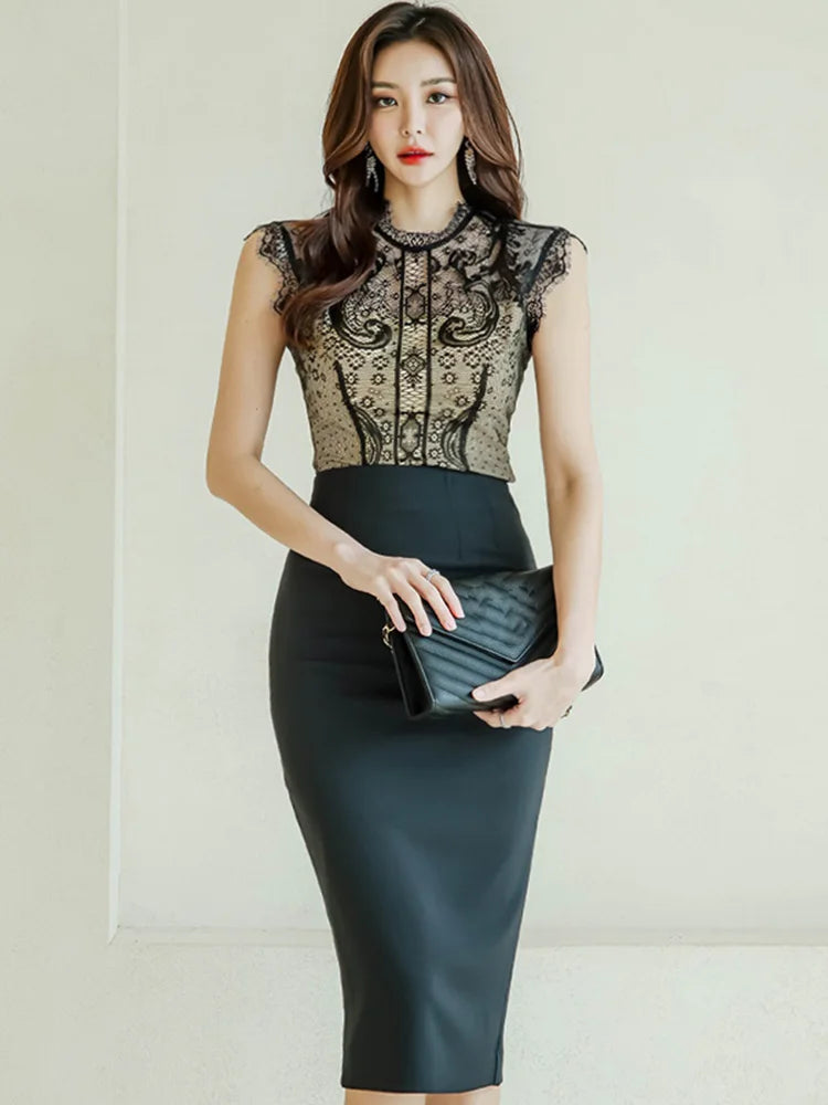 Elegant Office Lady Dress