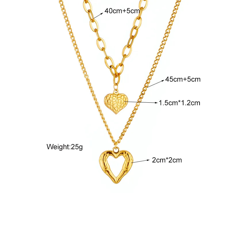 Gold Heart Necklace