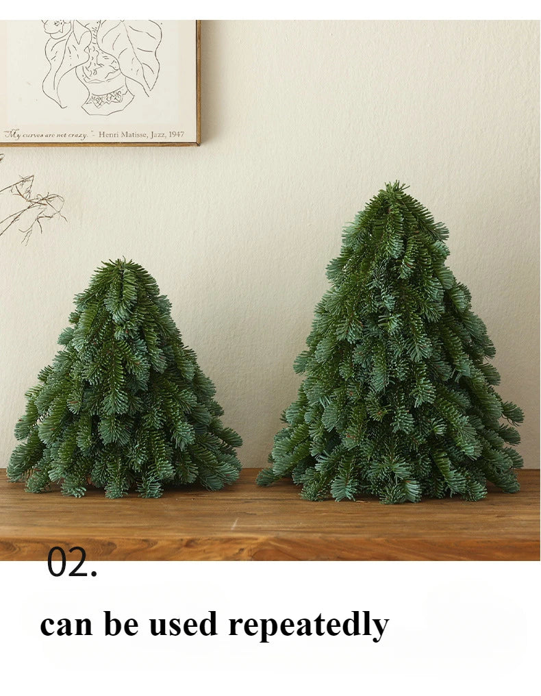 New small Christmas tree PE material encrypted desktop advanced Christmas atmosphere home decoration ins Christmas tree 30cm/60m