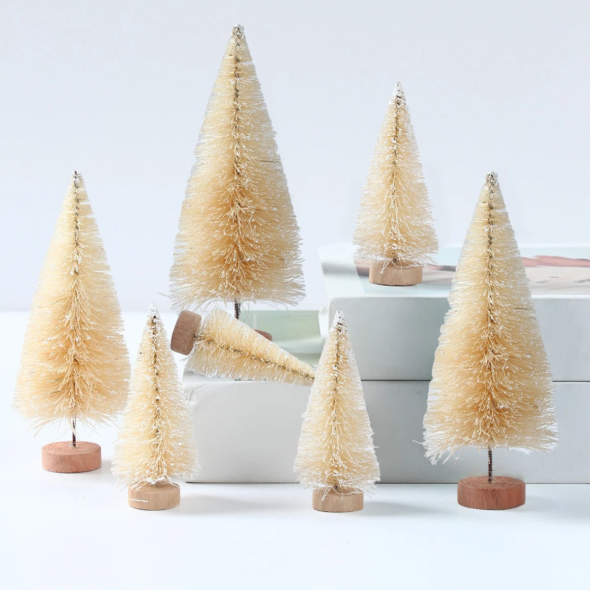 Artificial Mini Wooden Christmas Tree