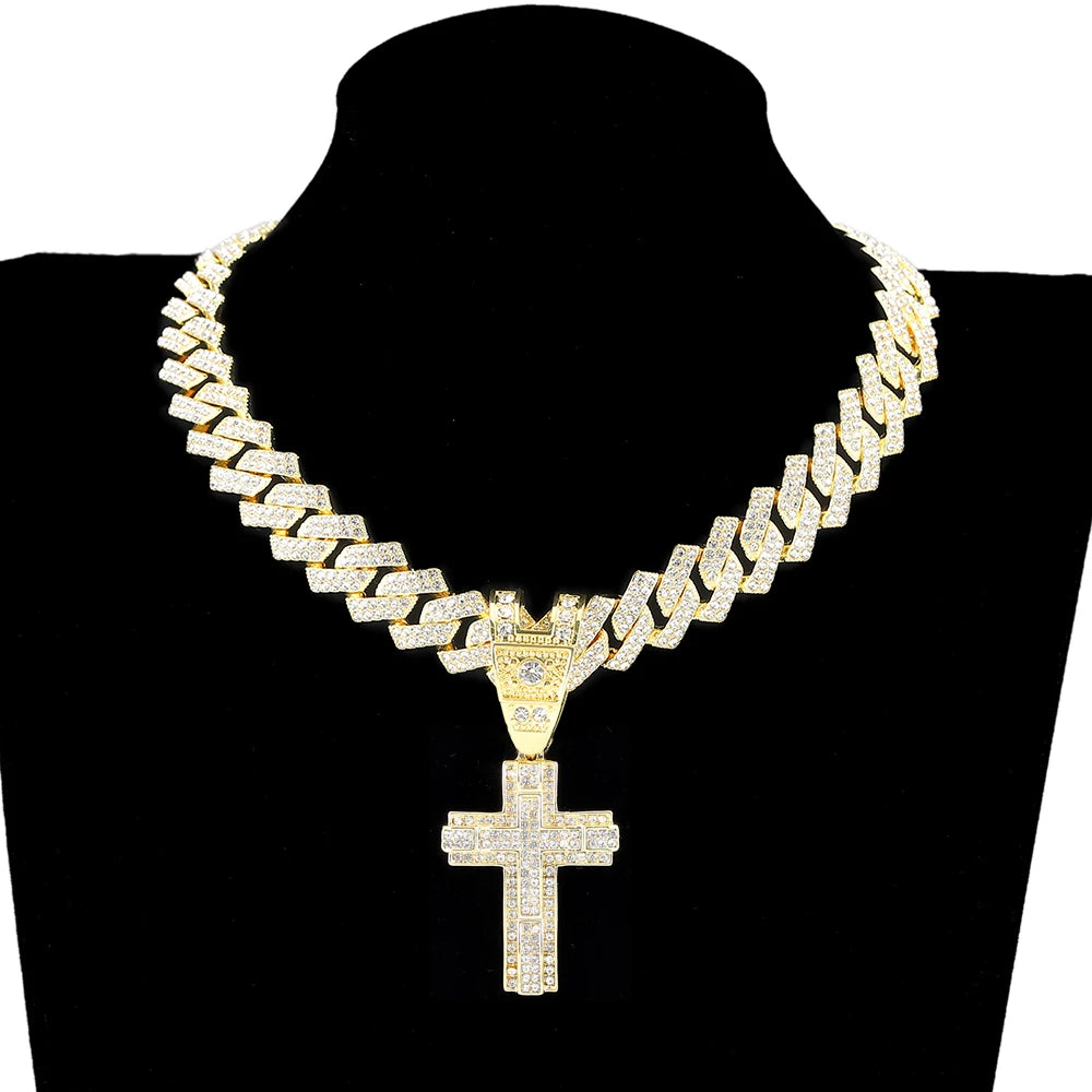 Shiny Cross  Necklace